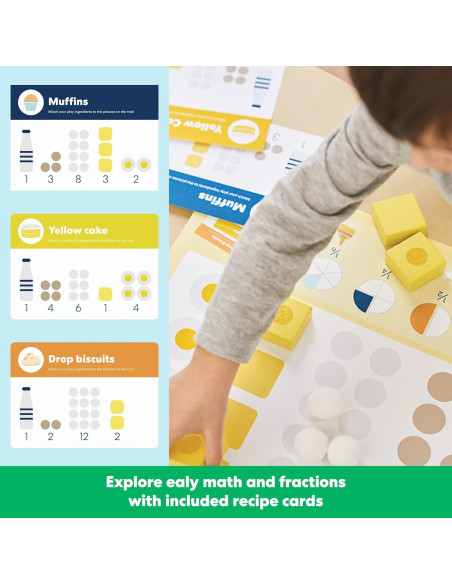 Batidora de pie de madera KiwiCo para niños 3-5 años