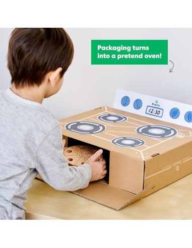 Batidora de pie de madera KiwiCo para niños 3-5 años