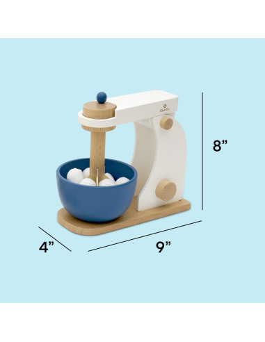 Batidora de pie de madera KiwiCo para niños 3-5 años