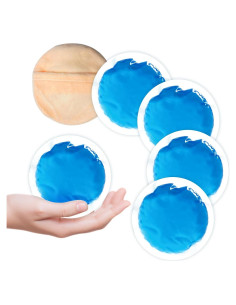 Paquete de Hielo Redondo Pequeño WORLD-BIO - 5 Unidades Gel Reutilizable