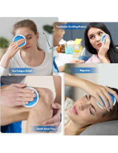 Paquete de Hielo Redondo Pequeño WORLD-BIO - 5 Unidades Gel Reutilizable 2