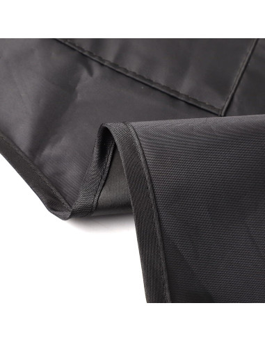 Delantal de Chef y Servicio Negro con Bolsillos - Unisex 62x84cm