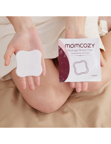 Almohadillas de Hidrogel para Pezones Momcozy 6 PCS - Alivio Refrescante