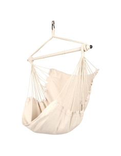 Silla Colgante Highwild Beige para Interiores y Exteriores - 227 kg
