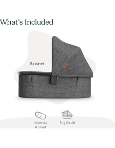 Cuna UPPAbaby V3 Greyson - Compatible con Vista, Cruz, Ridge 2
