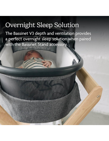 Cuna UPPAbaby V3 Greyson - Compatible con Vista, Cruz, Ridge