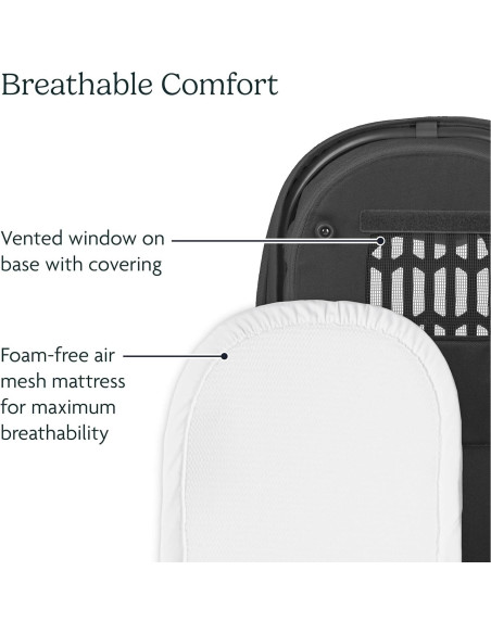 Cuna UPPAbaby V3 Greyson - Compatible con Vista, Cruz, Ridge