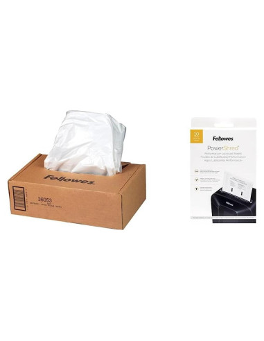 Bolsas y Hojas Lubricantes Fellowes para Trituradoras