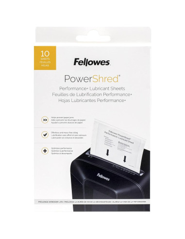 Bolsas y Hojas Lubricantes Fellowes para Trituradoras