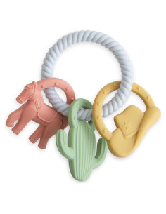 Anillo de Dentición Mushie de Silicona Occidental 7.62x13.12cm