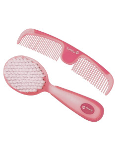 Cepillo y Peine Ergonómico Safety 1st Frambuesa