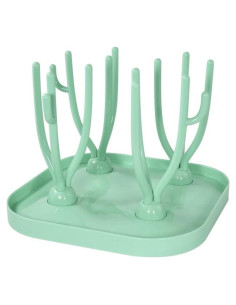 Soporte de Secado AGH para 12 Mini Vasos Verde Plegable