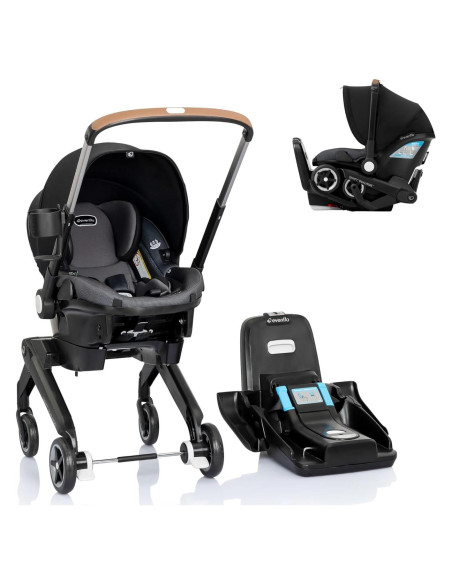 Asiento de Auto Carrito Combo Evenflo Shyft DualRide Gris