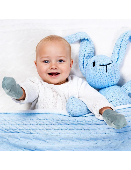 16 Pares de Manoplas de Algodón para Bebés Recién Nacidos