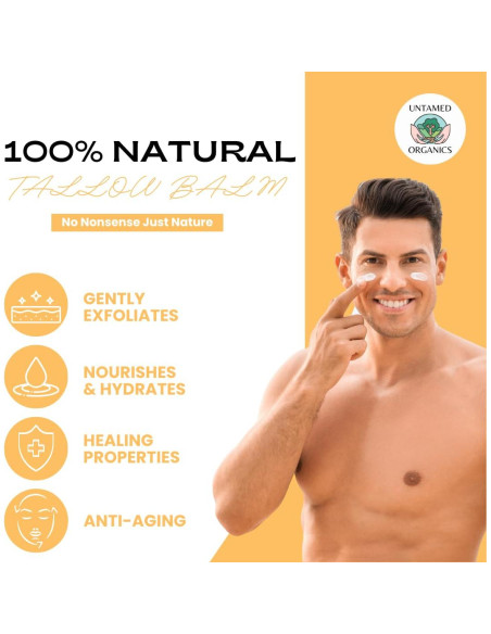 Bálsamo Hidratante Natural Untamed Organics 140g Sin Fragancia