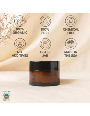 Bálsamo Hidratante Natural Untamed Organics 140g Sin Fragancia