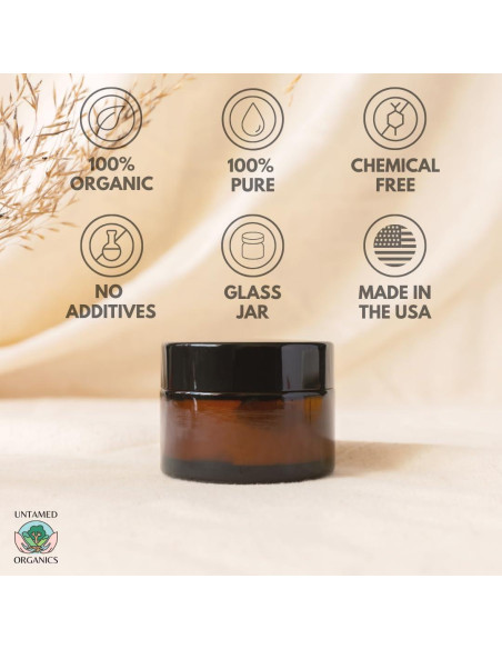 Bálsamo Hidratante Natural Untamed Organics 140g Sin Fragancia