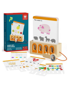 Tarjetas Montessori TOP BRIGHT para Niños - Números, Formas y Colores