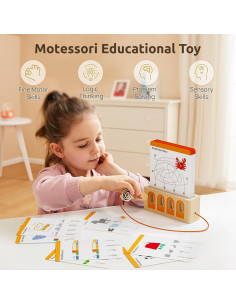 Tarjetas Montessori TOP BRIGHT para Niños - Números, Formas y Colores 2