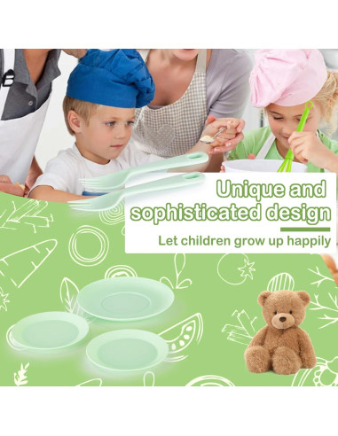 Juego de Cocina Montessori 22 Piezas OUXIA para Niños