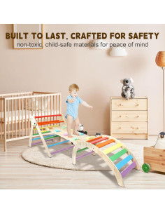 Juego de Escalada Triangular 7 en 1 WZY para Niños 18 Meses 2