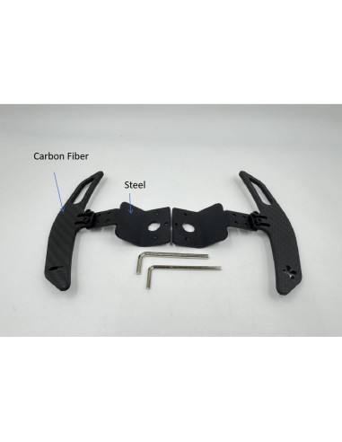 Palanca de Cambio Ajustable SIMPUSH de Fibra de Carbono para MOZA