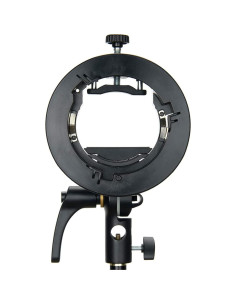 Soporte Godox S2 para Speedlite Montura Bowens Universal 2