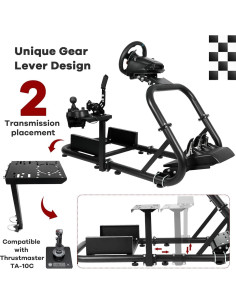 Cockpit de Simulador de Carreras Hottoby G920 Ajustable 50mm 2
