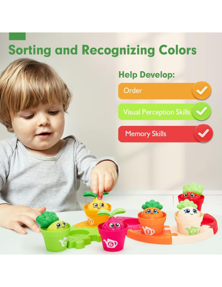 Set de Juguetes Montessori Hahaland - Rompecabezas y Jardín