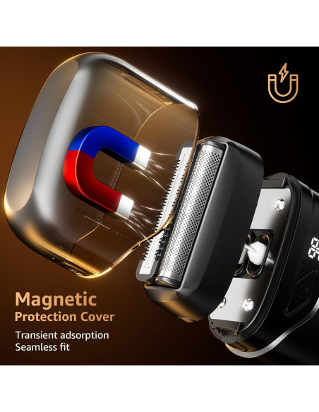 Afeitadora Eléctrica Inalámbrica Mbzoey MS-9723 Impermeable