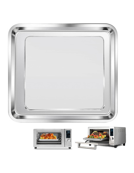 Sartén de Parrilla para Horno de Aire Nuwave Bravo 21 Qt 28.4x26.7 cm