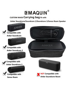 Bolsa de transporte EMATECH para altavoces Sonos Roam y Anker 2