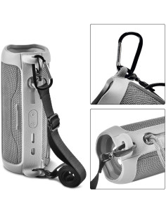 Funda de Silicona para Altavoz Bluetooth JBL Flip 6 - Gris 2