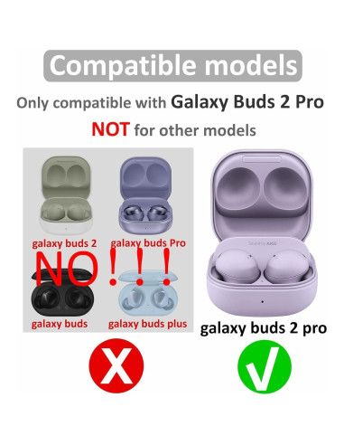 Consejos de Reemplazo BLLQ para Auriculares Samsung Galaxy Buds 2 Pro - 3 Pares S/M/L