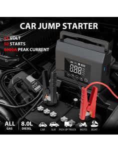 Arrancador de Salto Capapro L8 con Compresor 4000A 150PSI 2