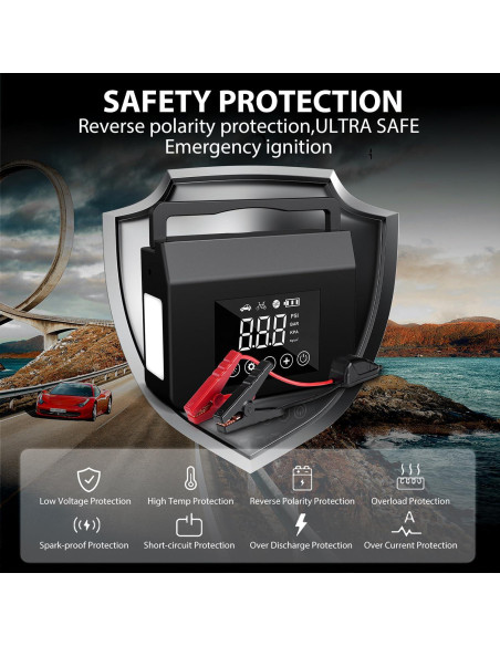 Arrancador de Salto Capapro L8 con Compresor 4000A 150PSI