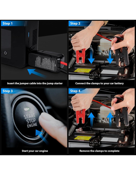 Arrancador de Salto Capapro L8 con Compresor 4000A 150PSI