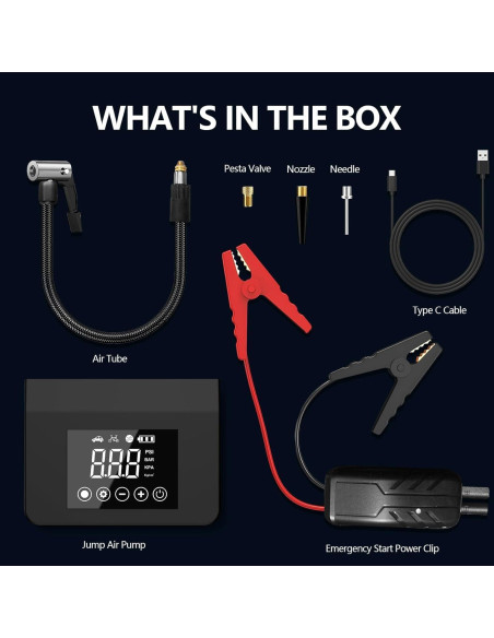Arrancador de Salto Capapro L8 con Compresor 4000A 150PSI