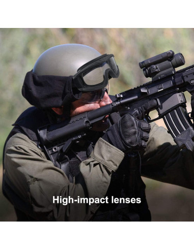 Gafas Tácticas Xaegistac S06 con 3 Lentes Intercambiables