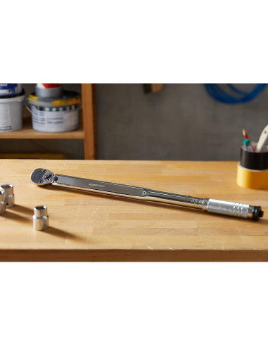 Llave de Torque de Click Amazon Basics 1/2" 33.9-338.9 Nm
