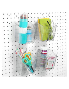 Set 4 Contenedores de Tablero de Clavos Suzile 11x8x11.5cm