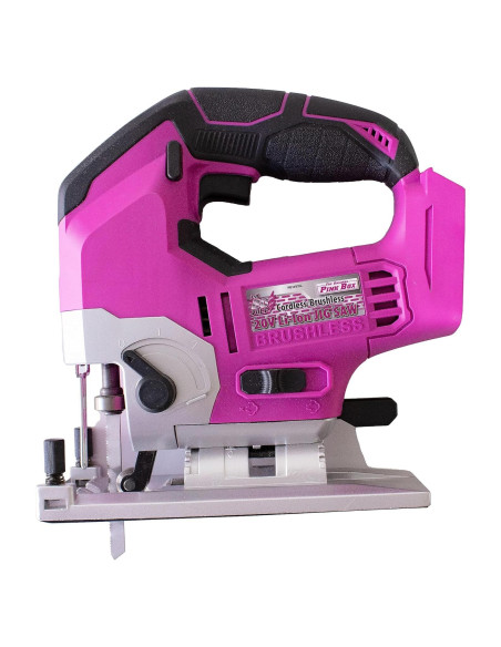 Sierra de calar inalámbrica 20V The Original Pink Box rosa