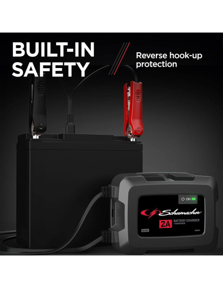 Cargador de Batería Automático Schumacher SC1588 2A 6V/12V Cargador de Batería Automático Schumacher SC1588 2A 6V/12V