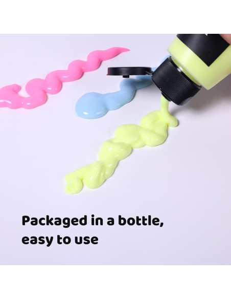 Set de Pintura Acrílica Fluorescente ARTME 10 Colores 60ml