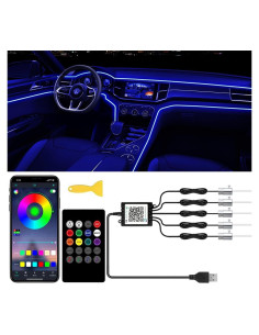 Luces de tira LED interior TEKSHINNY RGB 5 en 1 599.64 cm
