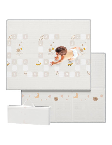 Alfombra de Juego Mloong 180x150 cm Impermeable y Plegable