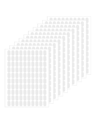 1000 Piezas Pestañas Adhesivas para Uñas ValueBargain 1.3x0.8 cm