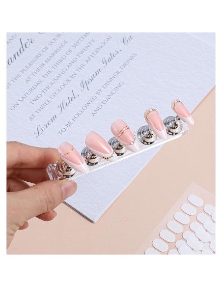 1000 Piezas Pestañas Adhesivas para Uñas ValueBargain 1.3x0.8 cm