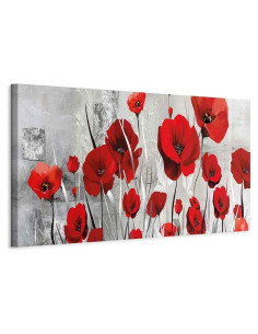 Impresión en Lienzo Acústico artgeist Poppies 120x40 cm