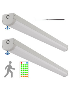 Luz LED Lineal Walrusled 4 pies con Sensor y Control Remoto